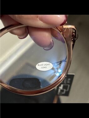 LOFT Rose Gold Blue Light Glasses